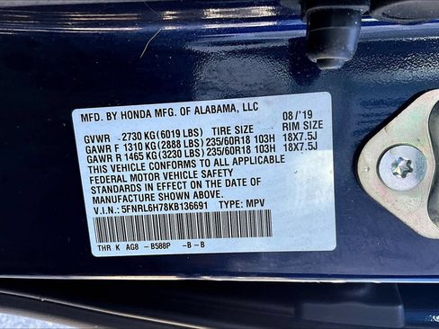 Used 2019 Honda Odyssey EX-L image 18
