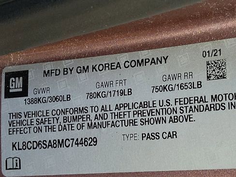 Used 2021 Chevrolet Spark LT image 33