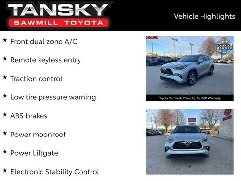Certified 2024 Toyota Highlander XLE image 10