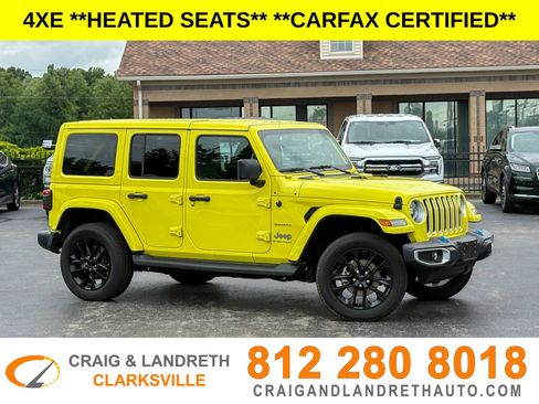 Used 2023 Jeep Wrangler Unlimited Sahara w/ Cold Weather Group AWD/4WD image 1