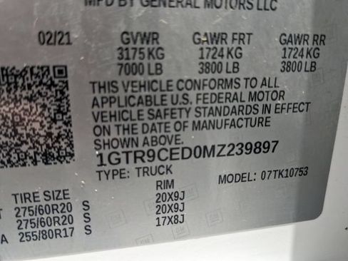 Used 2021 GMC Sierra 1500 Elevation AWD/4WD image 33
