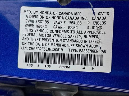 Used 2018 Honda Civic LX image 33