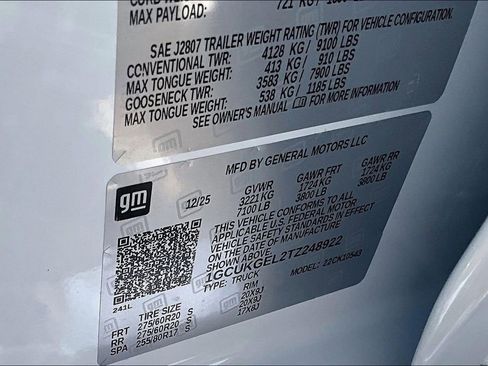 New 2026 Chevrolet Silverado 1500 LTZ w/ Technology Package image 9