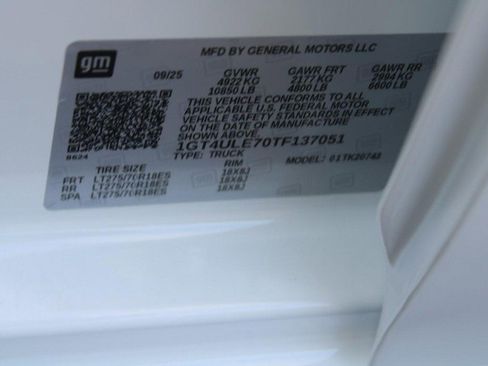 New 2026 GMC Sierra 2500 Pro w/ 1SA Pro Safety Plus Package image 9