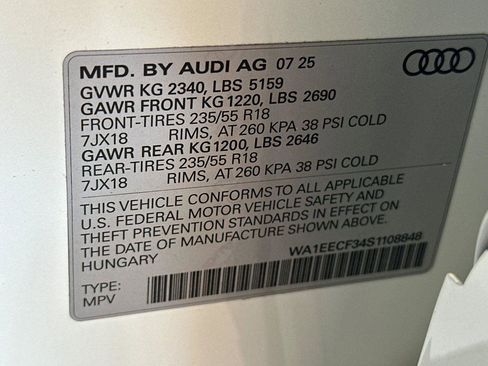 New 2025 Audi Q3 2.0T Premium Plus image 26