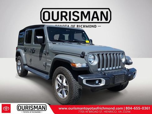 Used 2020 Jeep Wrangler Unlimited Sahara AWD/4WD image 1