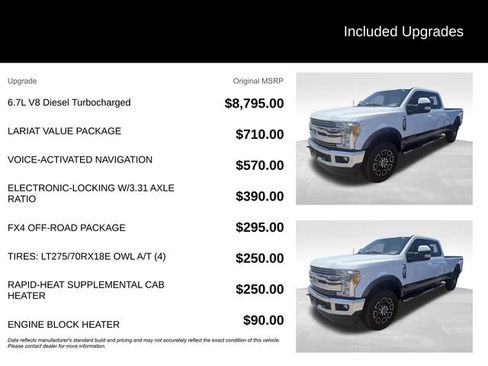 Used 2017 Ford F350 Lariat w/ Lariat Value Package AWD/4WD image 4