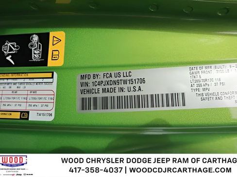 New 2026 Jeep Wrangler Unlimited Sport AWD/4WD image 25