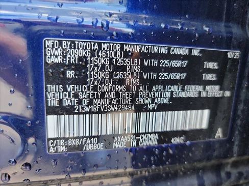 Used 2025 Toyota RAV4 XLE w/ Convenience Package FWD image 23