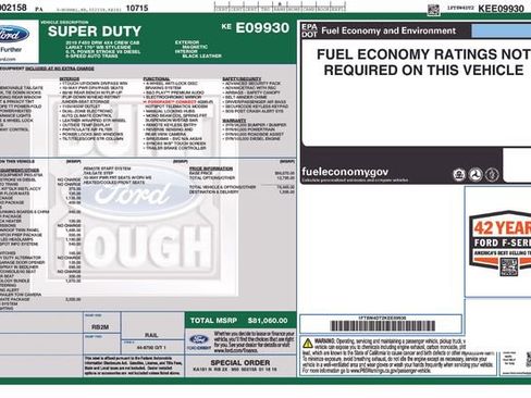 Used 2019 Ford F450 Lariat w/ Lariat Ultimate Package image 29