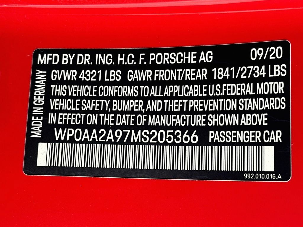 Certified 2021 Porsche 911 Carrera RWD image 34