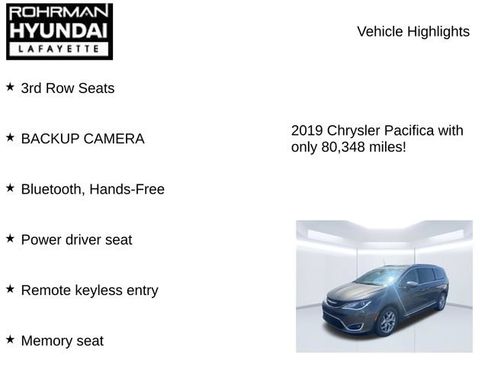 Used 2019 Chrysler Pacifica Limited FWD image 7