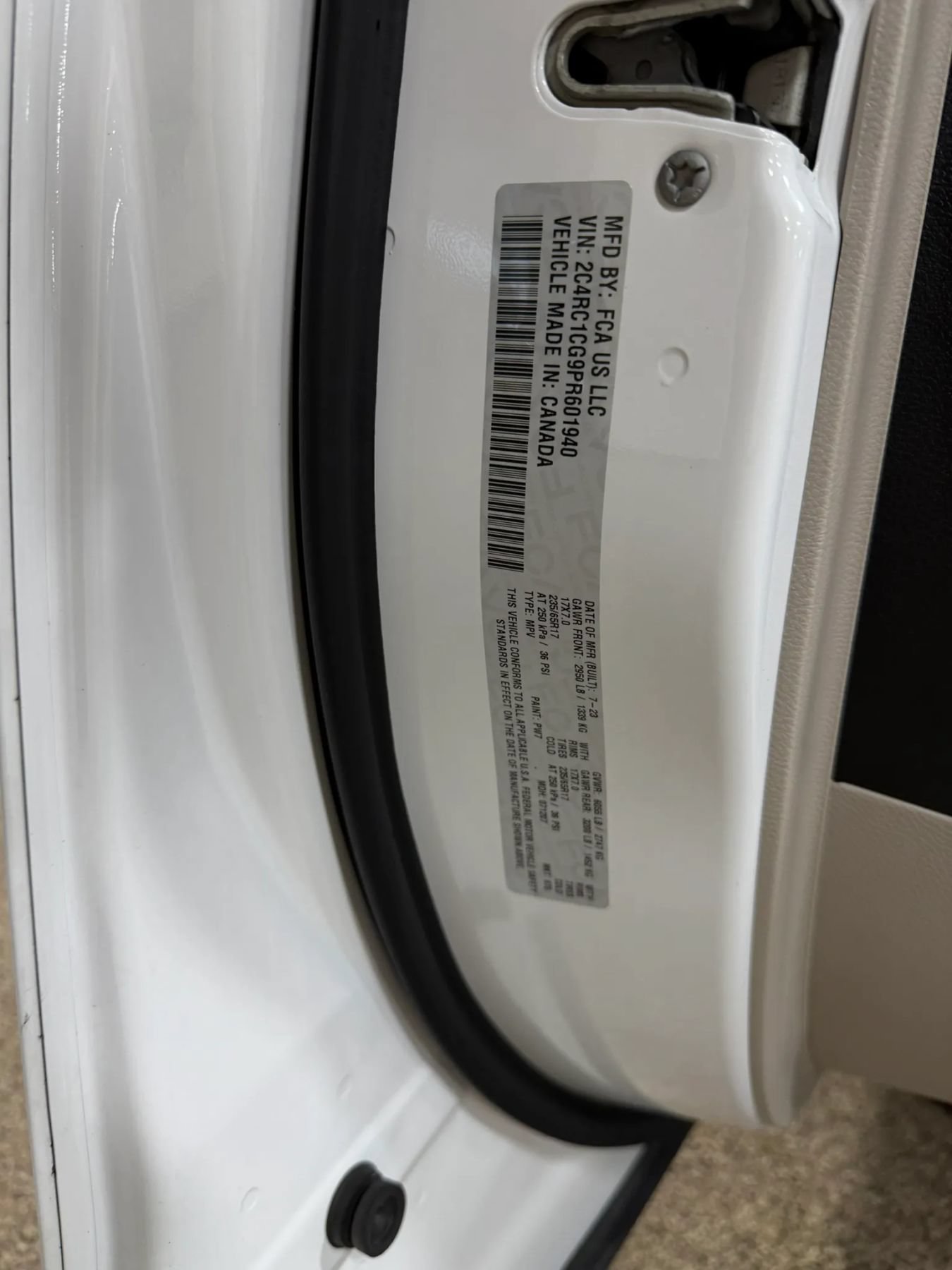 Used 2023 Chrysler Voyager LX FWD image 48