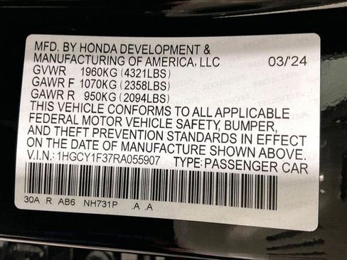 Used 2024 Honda Accord EX image 43