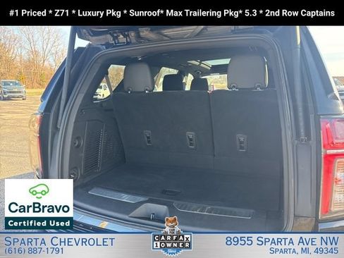 Certified 2024 Chevrolet Tahoe Z71 w/ Luxury Package AWD/4WD image 28