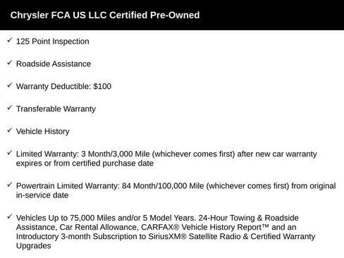 Certified 2025 Chrysler Pacifica Limited image 2