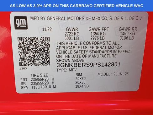 Certified 2023 Chevrolet Blazer RS w/ Enhanced Convenience Package image 35