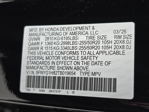 Used 2026 Honda Pilot Elite image 37