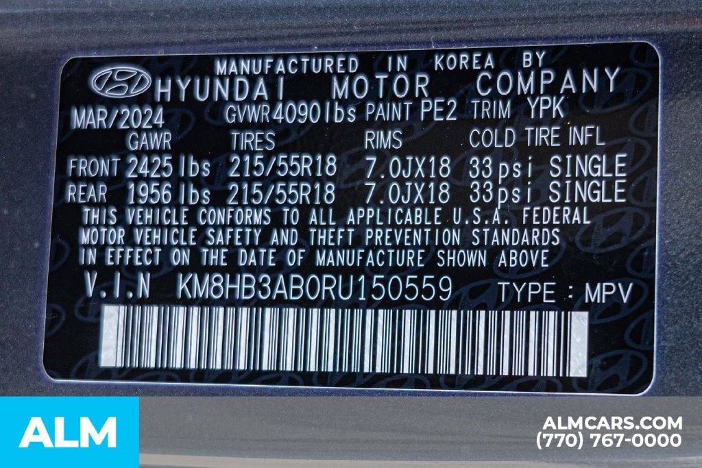 Used 2024 Hyundai Kona SEL FWD image 55