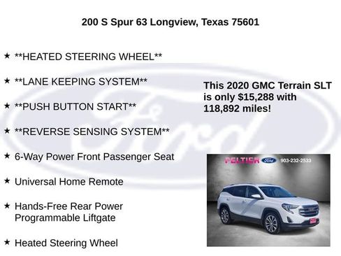 Used 2020 GMC Terrain SLT w/ Preferred Package FWD image 15