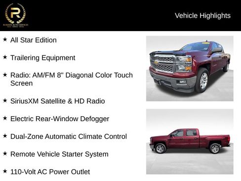 Used 2014 Chevrolet Silverado 1500 LT w/ All Star Edition RWD image 9