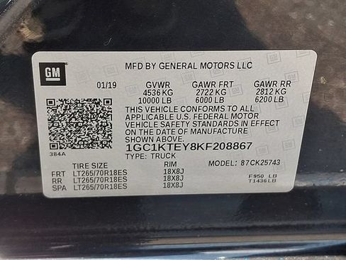 Used 2019 Chevrolet Silverado 2500 LTZ w/ Duramax Plus Package AWD/4WD image 27