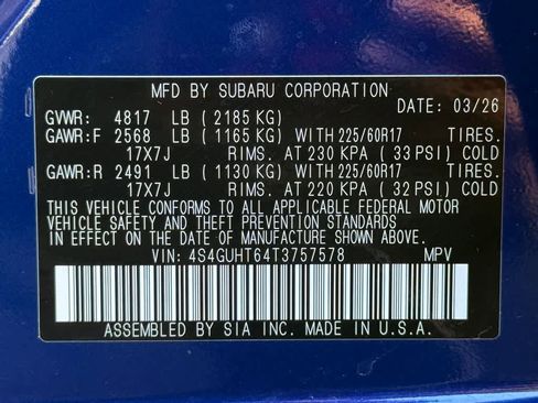 New 2026 Subaru Crosstrek 2.5i Wilderness AWD/4WD image 21