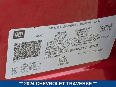 Used 2024 Chevrolet Traverse LT w/ Enhanced Driving Package image 26