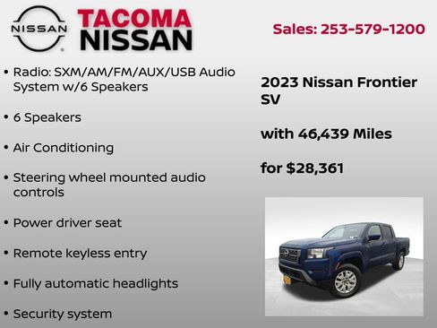 Used 2023 Nissan Frontier SV image 6