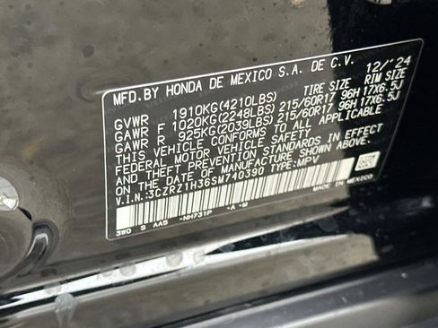 Certified 2025 Honda HR-V LX image 21