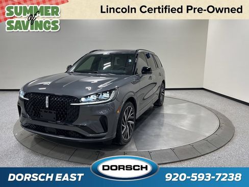 Certified 2025 Lincoln Aviator Black Label w/ Jet Appearance Package AWD/4WD image 1