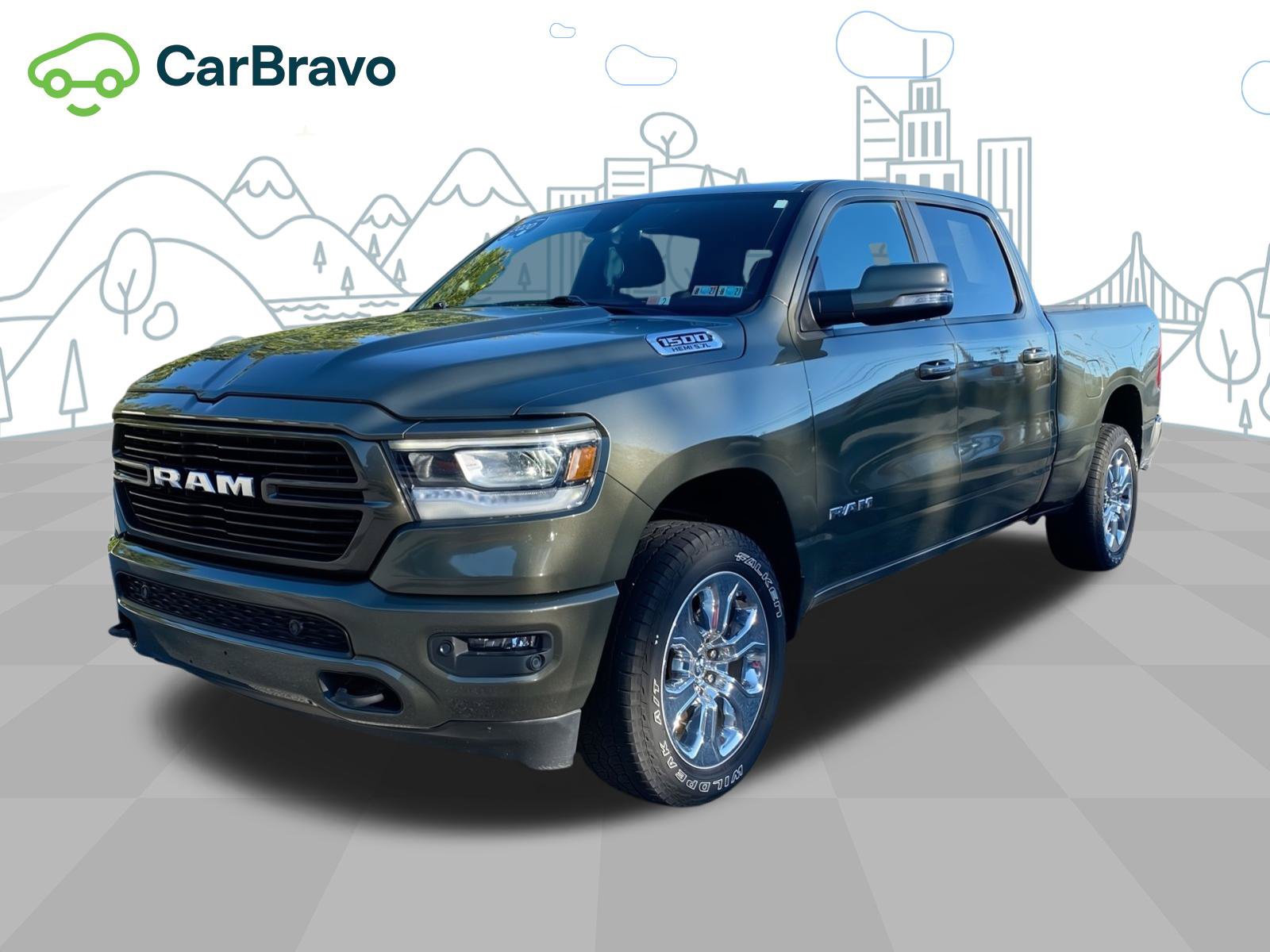 Used 2020 RAM 1500 Big Horn AWD/4WD image 1