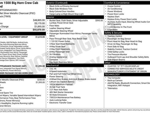 Used 2022 RAM 1500 Big Horn AWD/4WD image 5