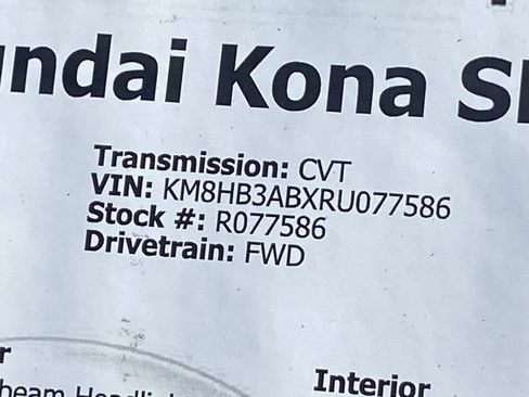 Used 2024 Hyundai Kona SEL FWD image 35