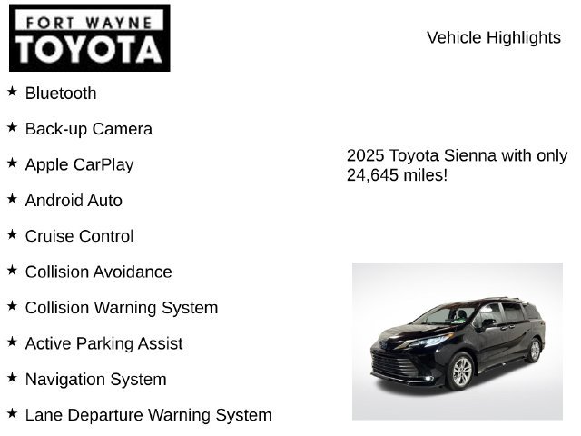 Used 2025 Toyota Sienna Limited AWD/4WD image 8