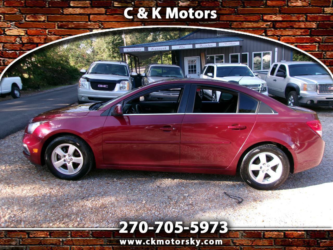 Used 2016 Chevrolet Cruze LT w/ Sun And Sound Package FWD image 1