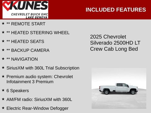 Used 2025 Chevrolet Silverado 2500 LT w/ Convenience Package image 2