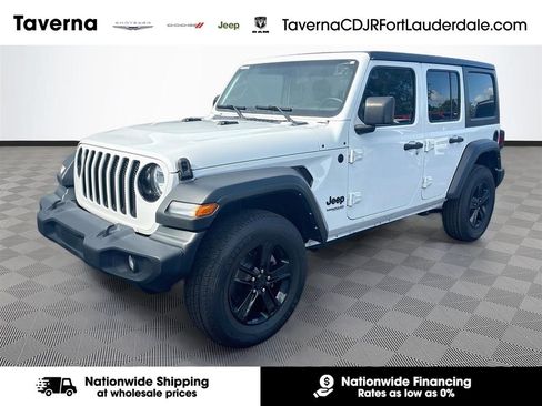 Certified 2022 Jeep Wrangler Unlimited Sport AWD/4WD image 1