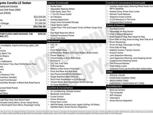 Used 2025 Toyota Corolla LE FWD image 3