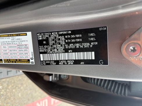 Used 2024 Toyota Land Cruiser w/ Premium Package AWD/4WD image 37