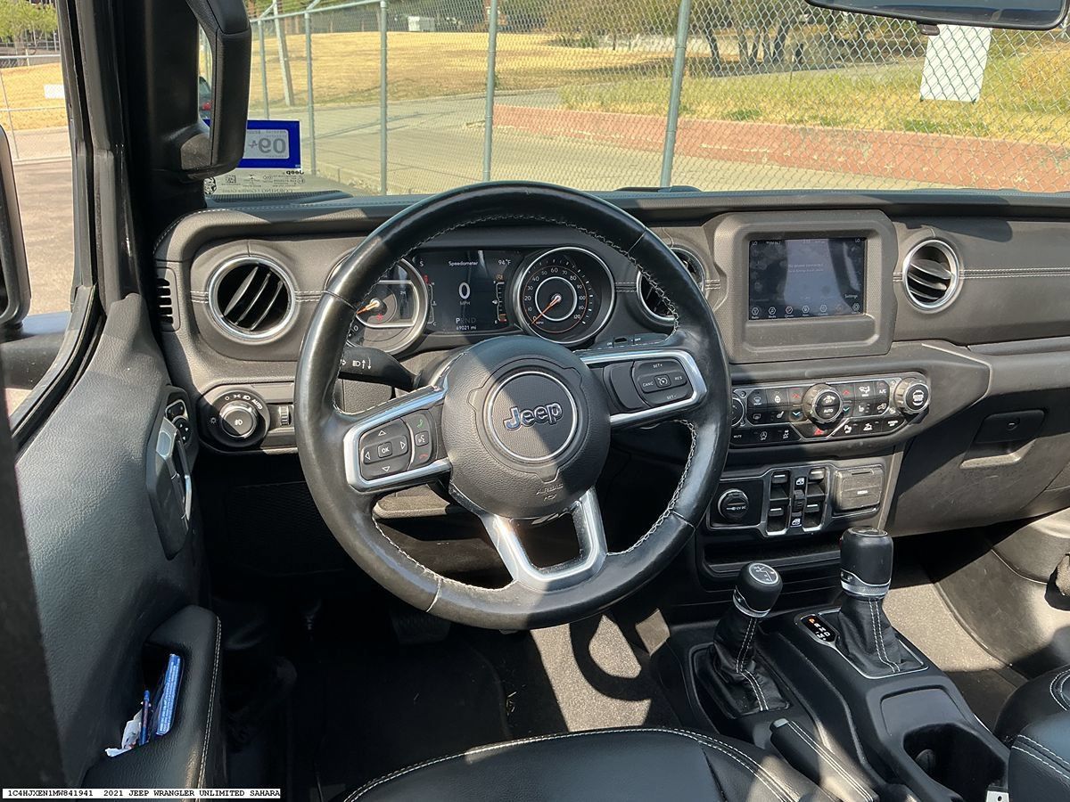 Used 2021 Jeep Wrangler Unlimited Sahara w/ Safety Group AWD/4WD image 12