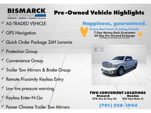 Used 2015 RAM 1500 Laramie w/ Convenience Group AWD/4WD image 5