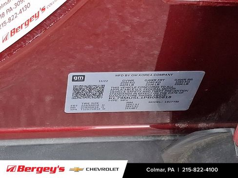 Certified 2023 Chevrolet TrailBlazer RS w/ Sun and Liftgate Package image 29