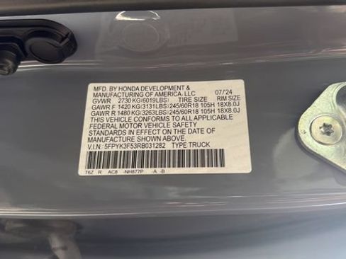 Used 2024 Honda Ridgeline RTL image 24