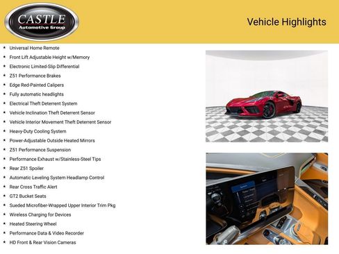 Used 2023 Chevrolet Corvette Stingray Premium Conv w/ Z51 Performance Package RWD image 10