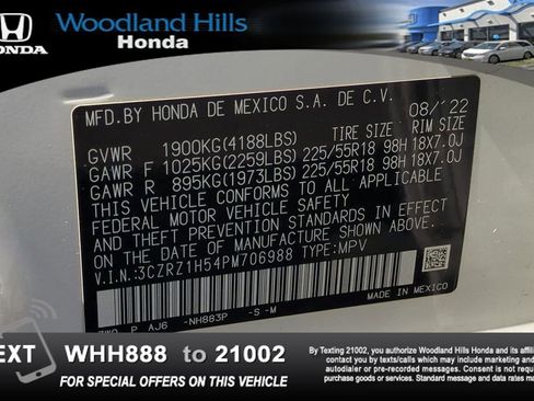 Certified 2023 Honda HR-V Sport image 26