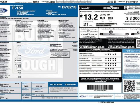 Used 2023 Ford F150 XLT w/ Equipment Group 301A Mid AWD/4WD image 3