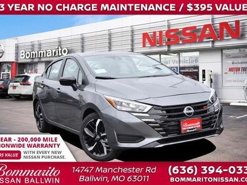 New 2025 Nissan Versa SR w/ Trunk Package image 1