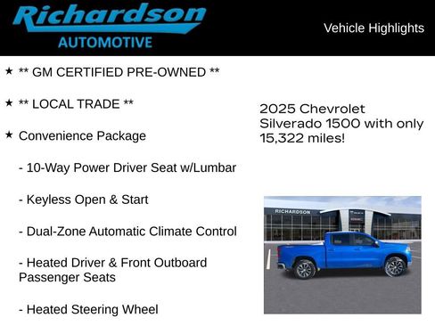 Used 2025 Chevrolet Silverado 1500 LT image 12