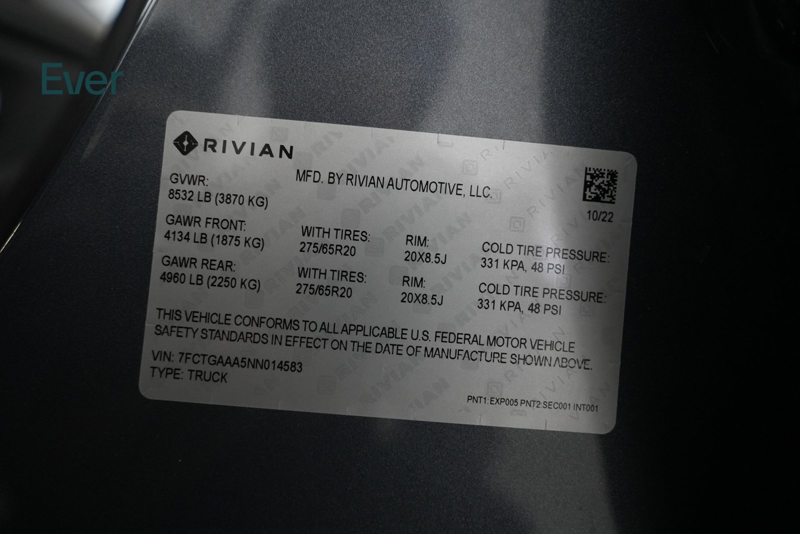 Used 2022 Rivian R1T Adventure AWD/4WD image 30